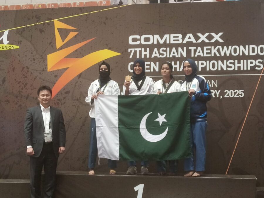 Asian Taekwondo Open Championship ; Pakistan Clinches 8 Gold Medals