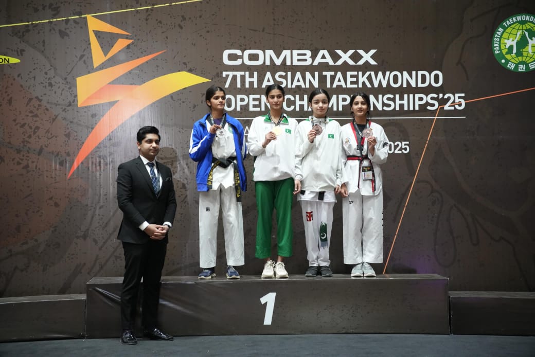 Pakistan Shines at Combaxx 7th Asian Taekwondo Open Championships on Day Three