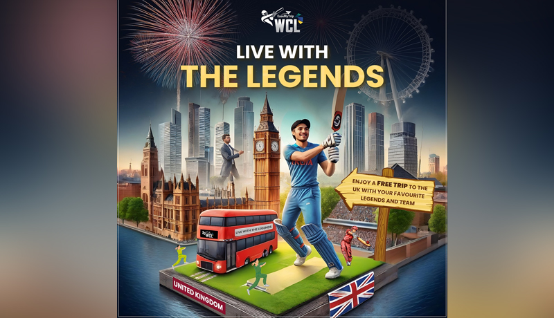 Participate Live With The Legends program and get chance all-expenses-paid UK tour