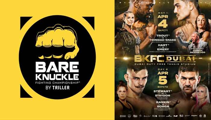 Bare Knuckle Fighting Championship Powered to Make Historic Debut in Dubai