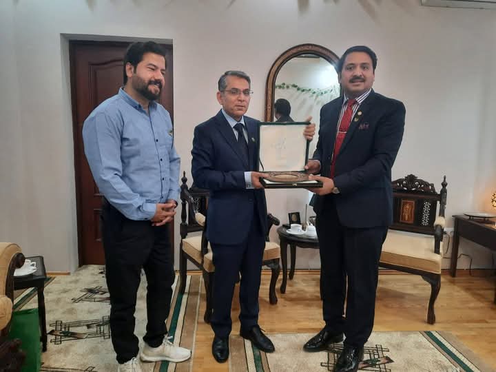 Tashkent Honors Team Pakistan: Pakistani Ambassador, Ahmed Farooq Welcomes SAMBO Sports  Delegation with Open Arms