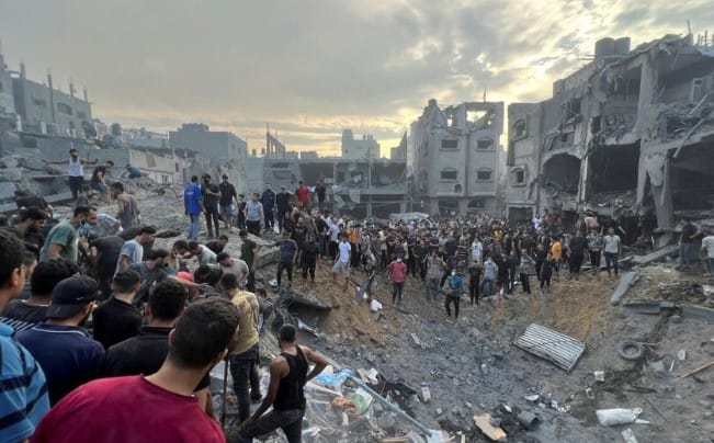 Israeli attack on northern Gaza kills almost 30 Palestinians.
