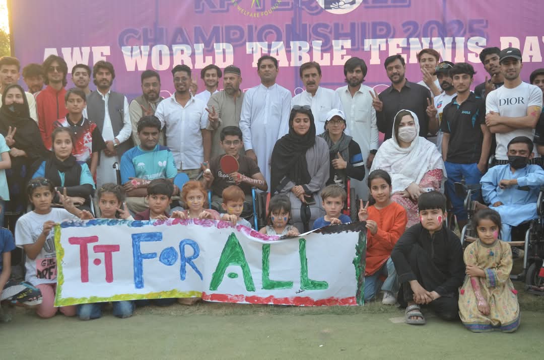 AWF Celebrates World Table Tennis Day with Grand Ceremony in Peshawar