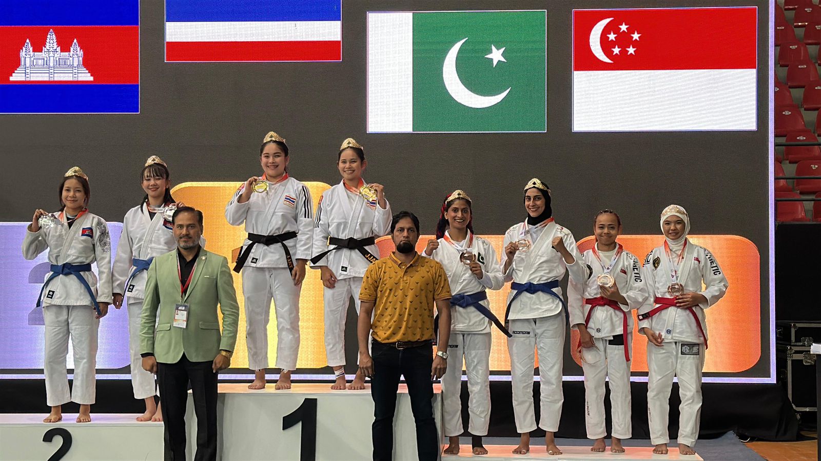 Pakistan Makes Promising Start at Asian Ju-Jitsu Championship 2025 in Jordan