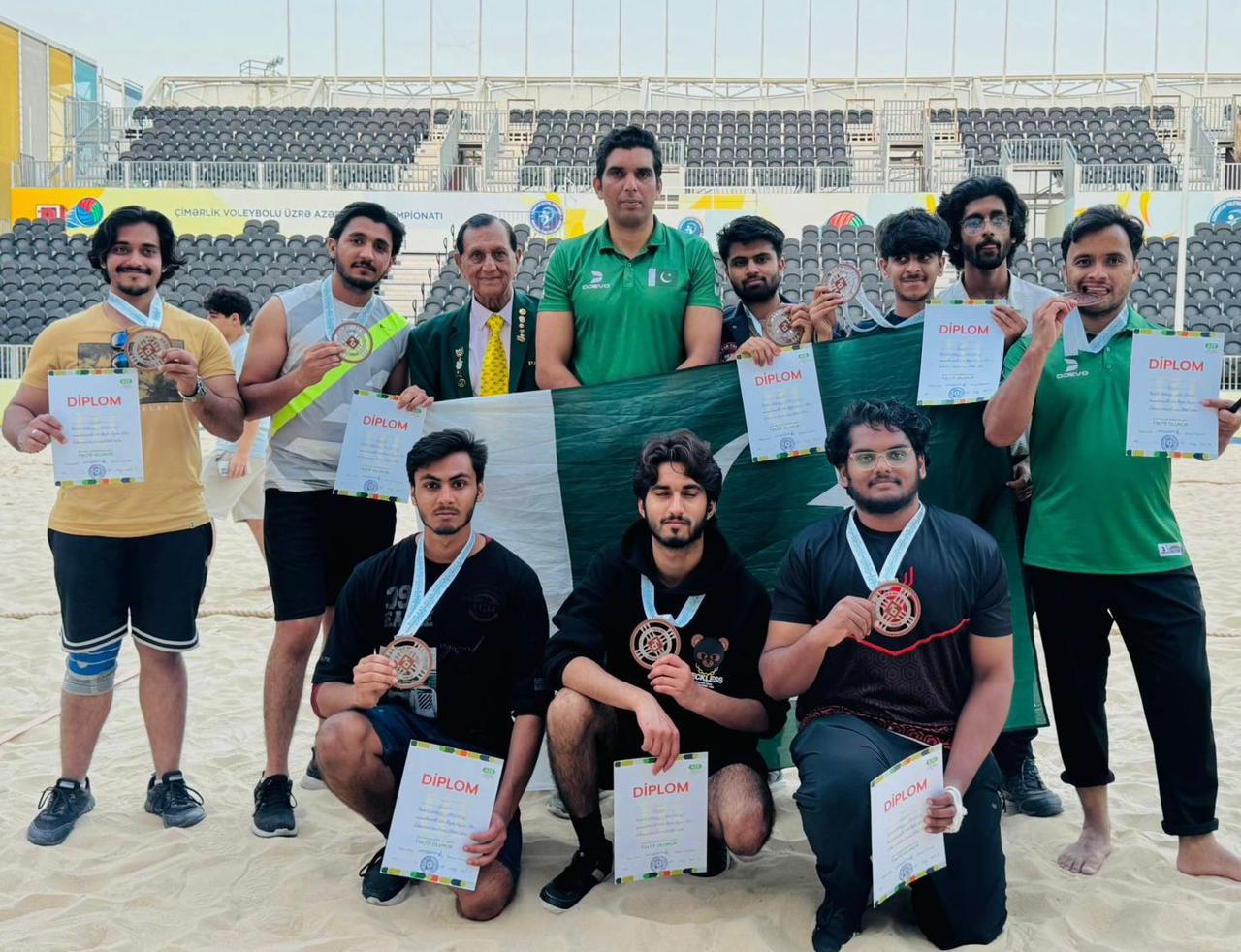Pakistan Tug of War Team Wins Silver and Bronze Medals at Turan Cup in Baku, Azerbaijan