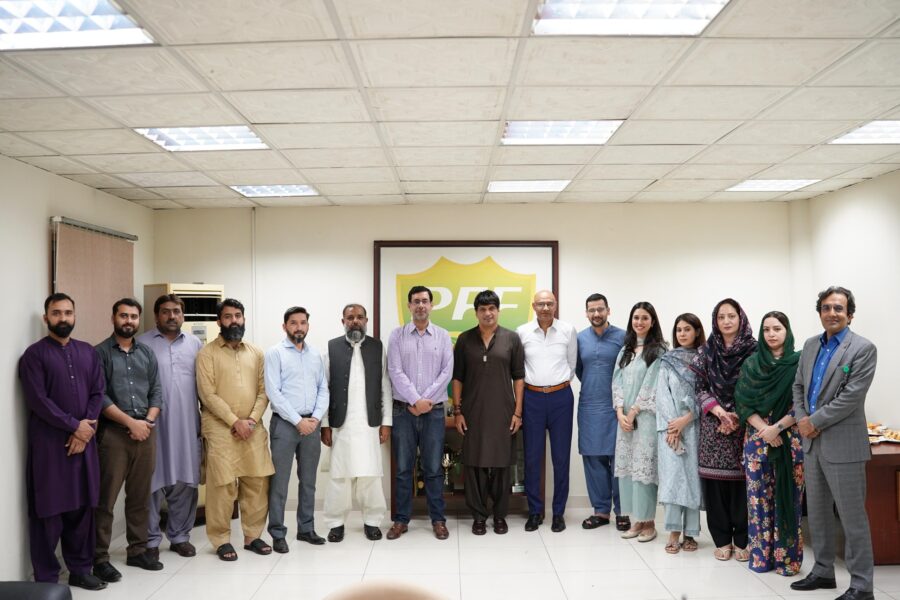 President PFF Syed Mohsen Gillani visits Football House