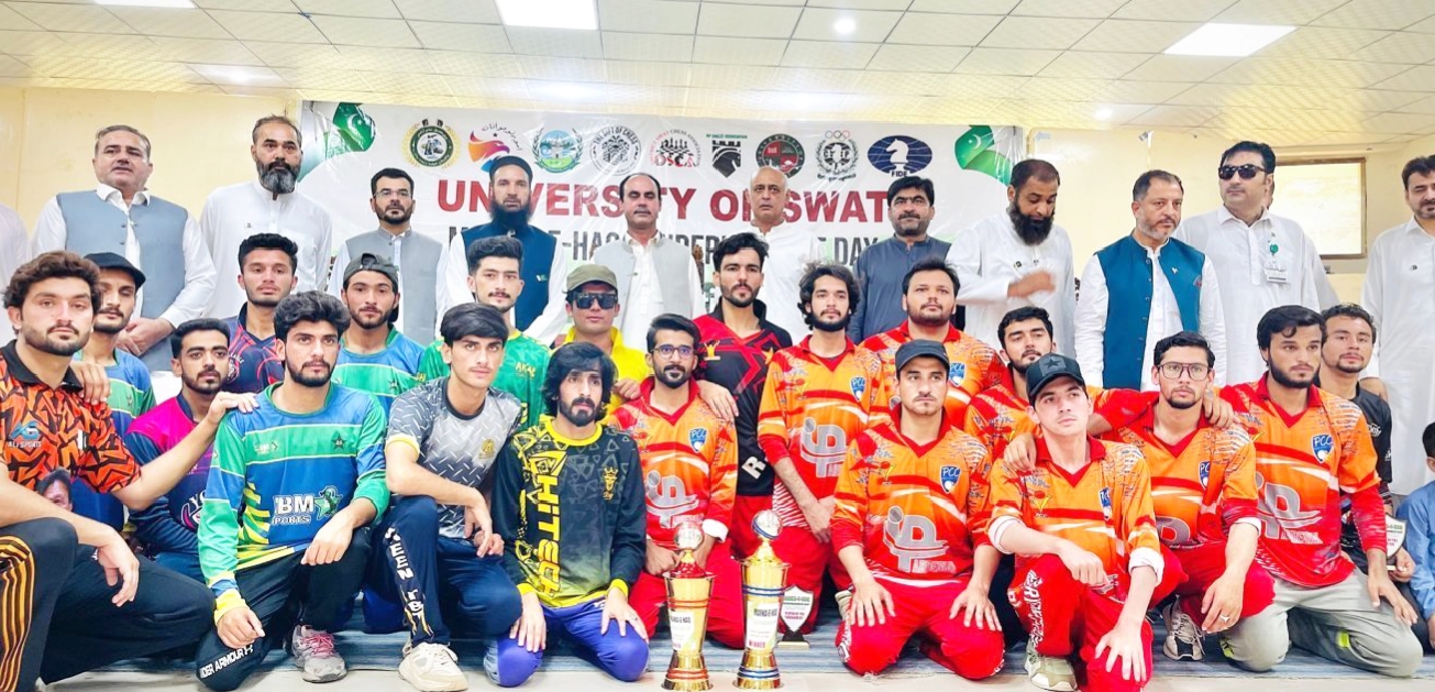 Umar Khan Clinches Title at University of Swat Independence Day Chess Championship