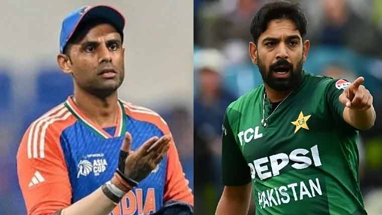 ICC fines Suryakumar Yadav and Haris Rauf over controversy