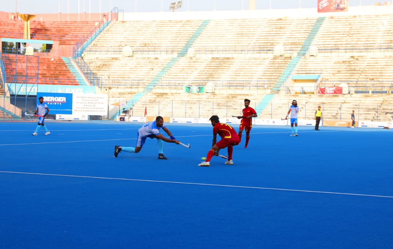 PAF dominate Army as Customs and Port Qasim share points in thrilling draw at CNS All-Pakistan Hockey Tournament