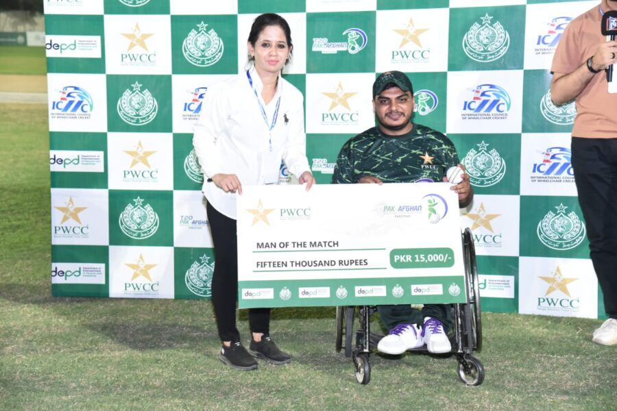 Pakistan Wheelchair Cricket Team Triumphs in Opening T20 Against Afghanistan