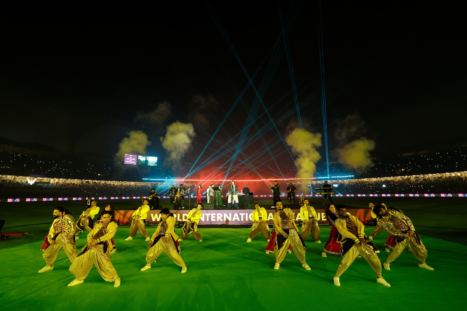 Ali Zafar electrifies packed Dubai International Stadium at DP World ILT20 Season 4 opening ceremony