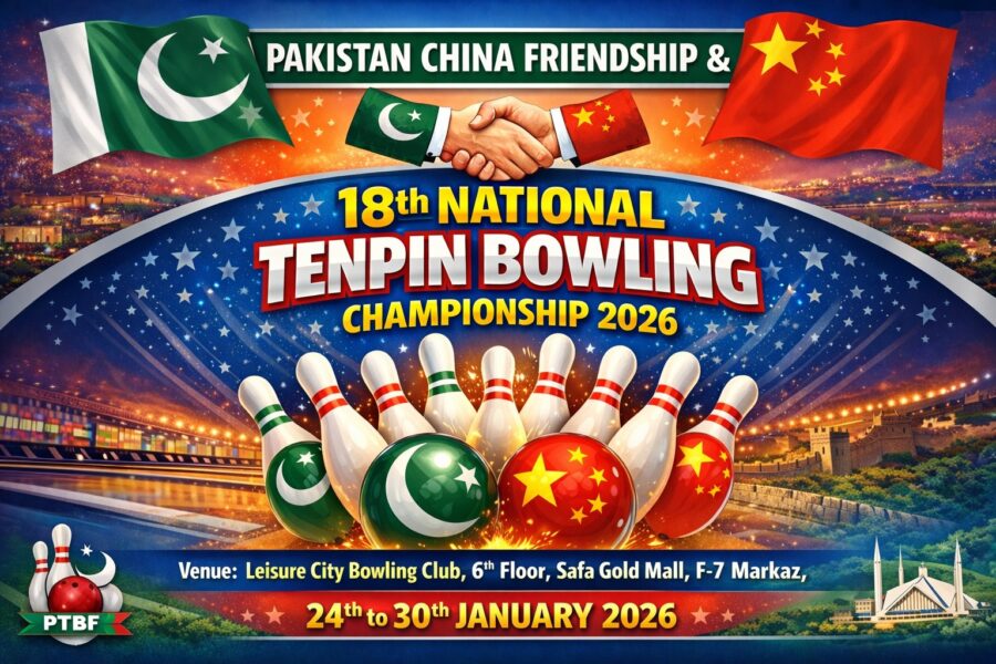 friendly matches between Pak-Chinese players on January 24 in Tenpin Bowling