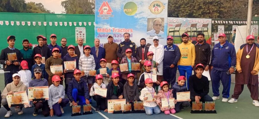 Amir, Bismel, Ayan win titles at Millat Tractors Junior National Tennis Championship