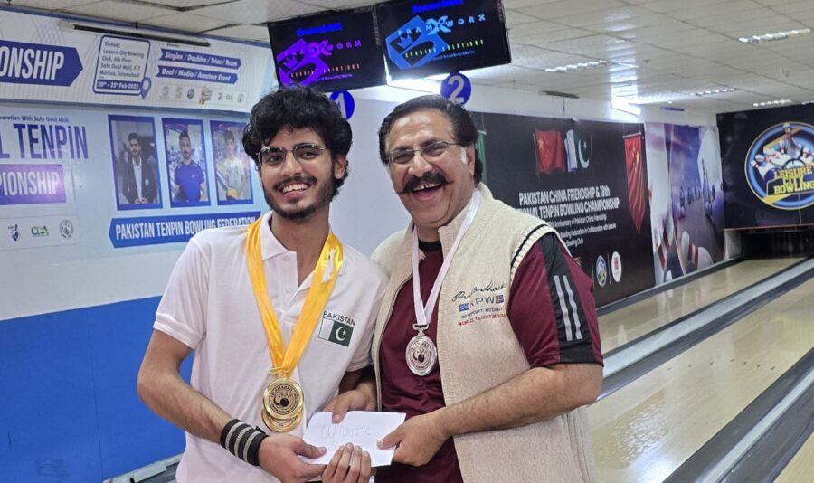 Daniyal ur Rehman won Islamabad Tenpin Bowling league