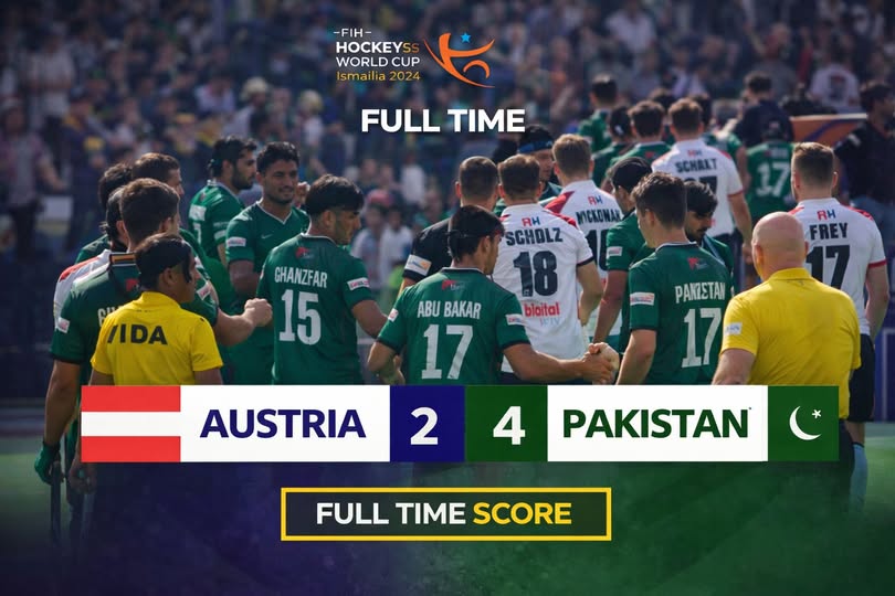 World Cup Qualifier Round: Pakistan unbeatable in their Group, rout Austria 4–2 in third match
