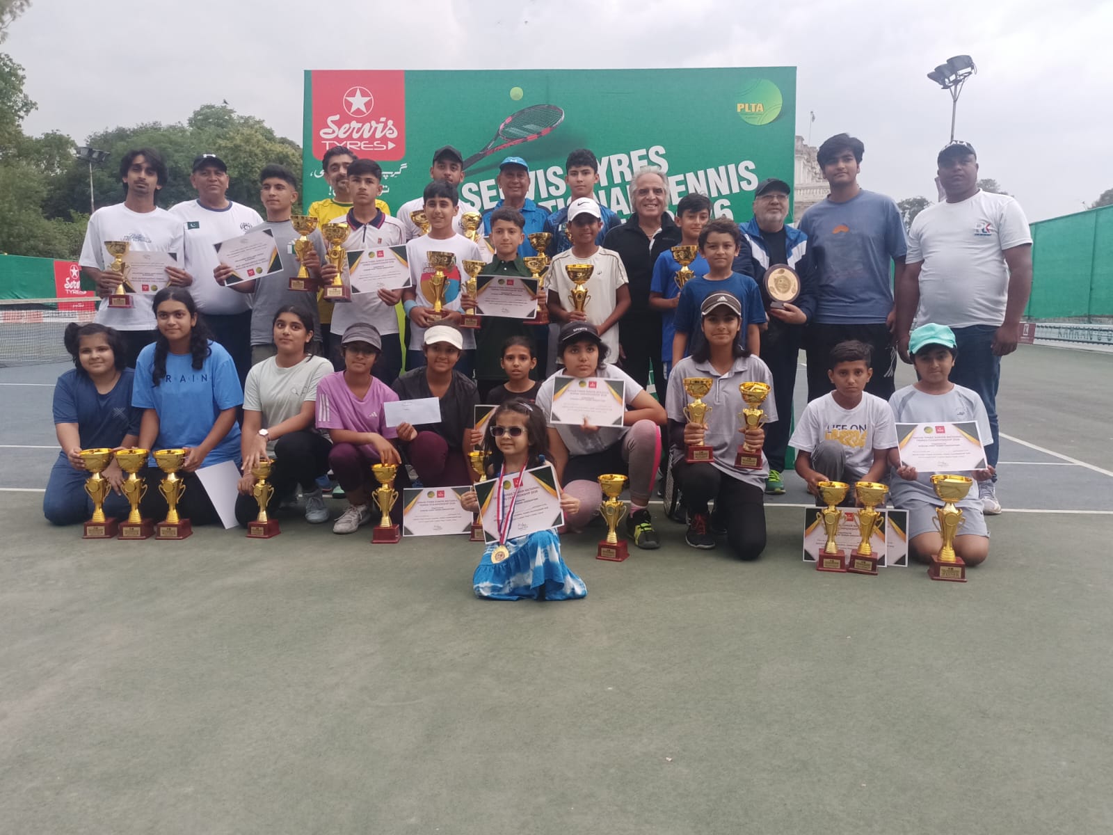 Two titles each for Ahtesham, Hajra at Servis Tyres Junior National Tennis Championship