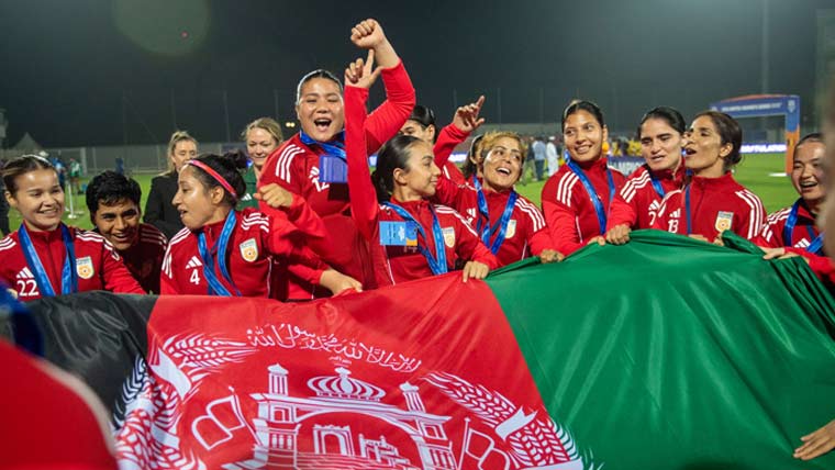 FIFA grants Afghan women’s refugee team official international status