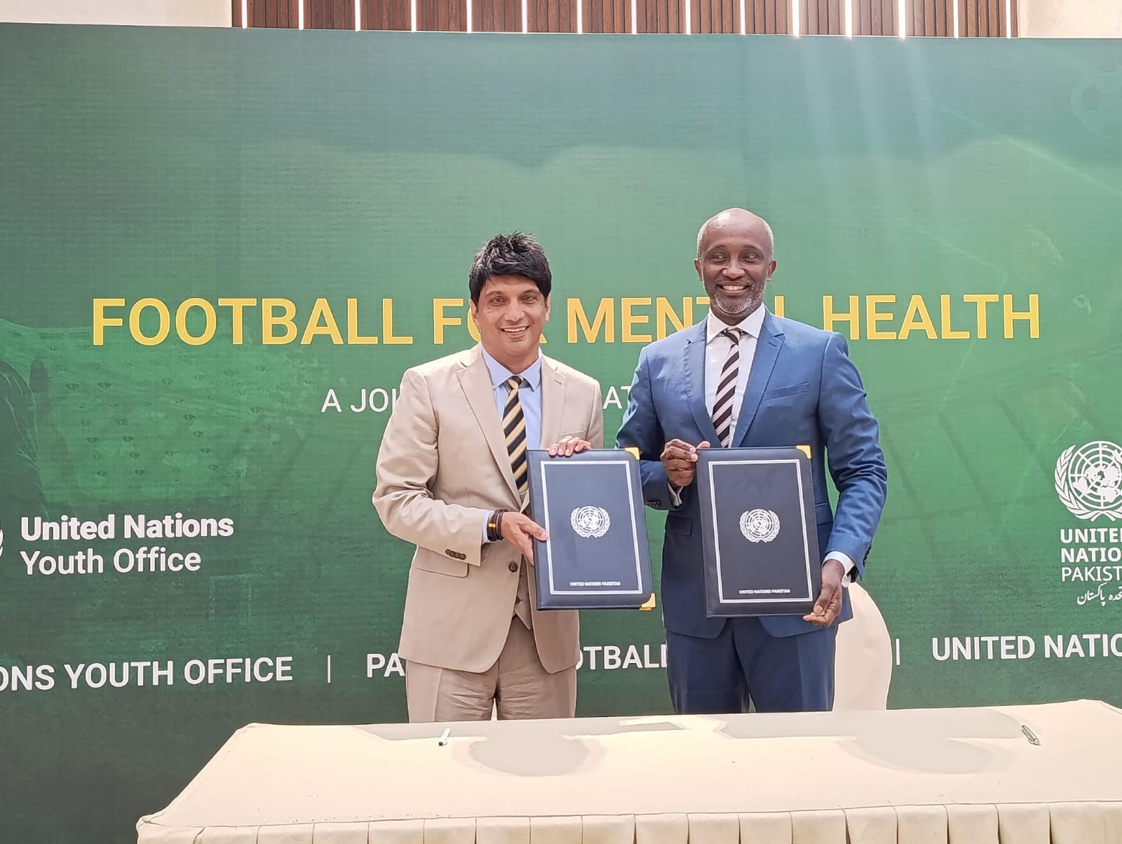 PFF, UN Pakistan launch football for mental health initiative