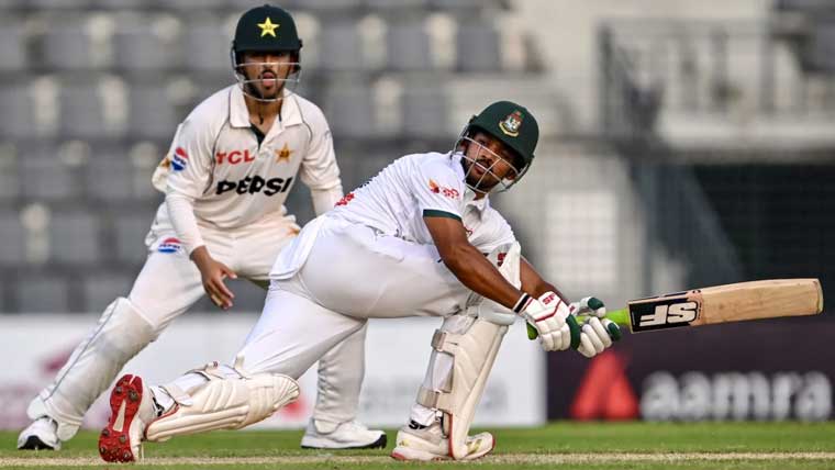 Bangladesh sets mammoth 437-run target as Pakistan faces day 4 survival test