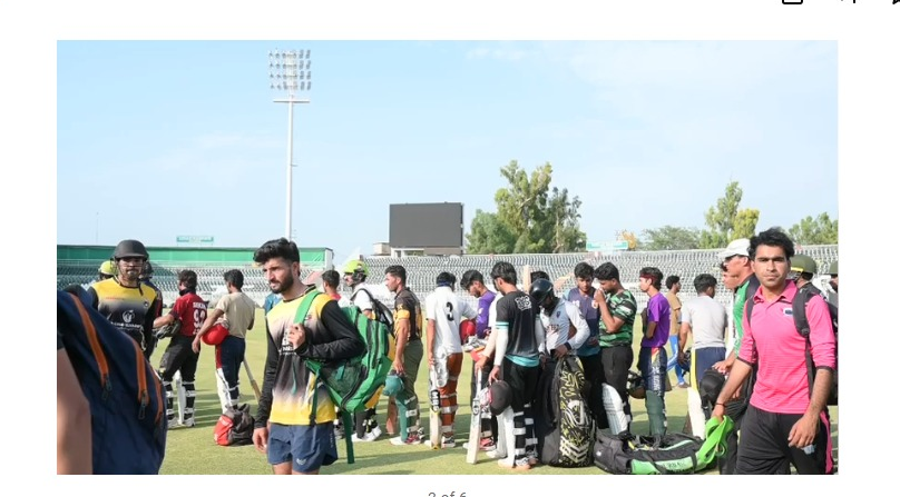 Thousands participates in Rawalpindi Tigers open trials at Rawalpindi Cricket Stadium
