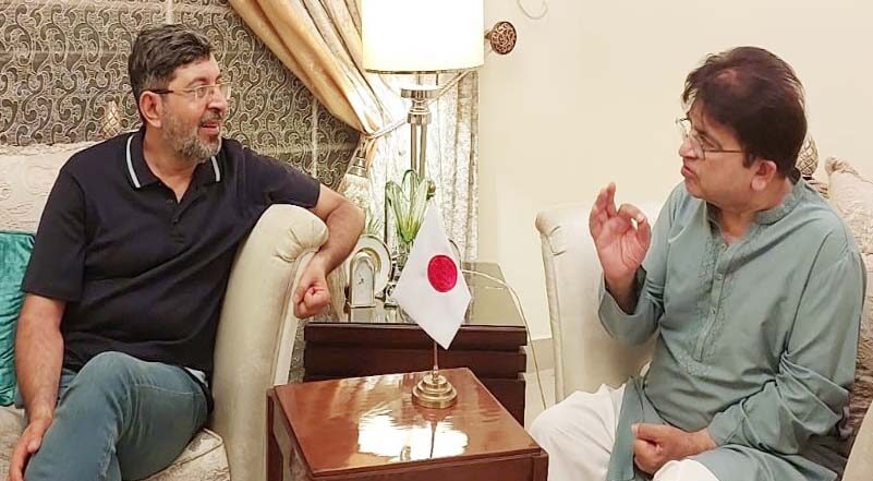 IT officer of WAPDA Sports Board meets honorary Consul General of Japan to discuss Asian Games 2026