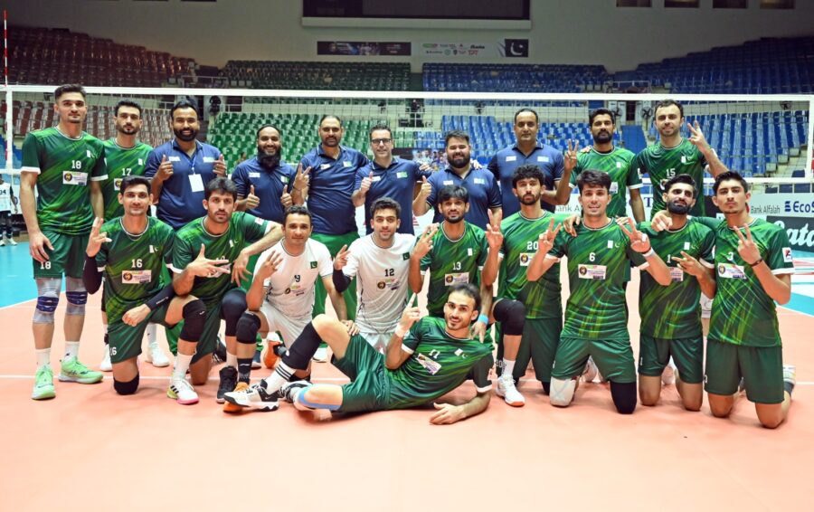 Pakistan decimate Bangladesh to maintain unbeaten run in CAVA Volleyball Championship