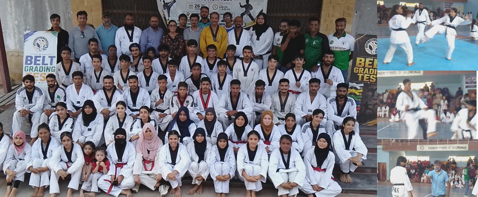 Kukkiwon Black Belt Grading Test Held; More Than 55 Players Participate
