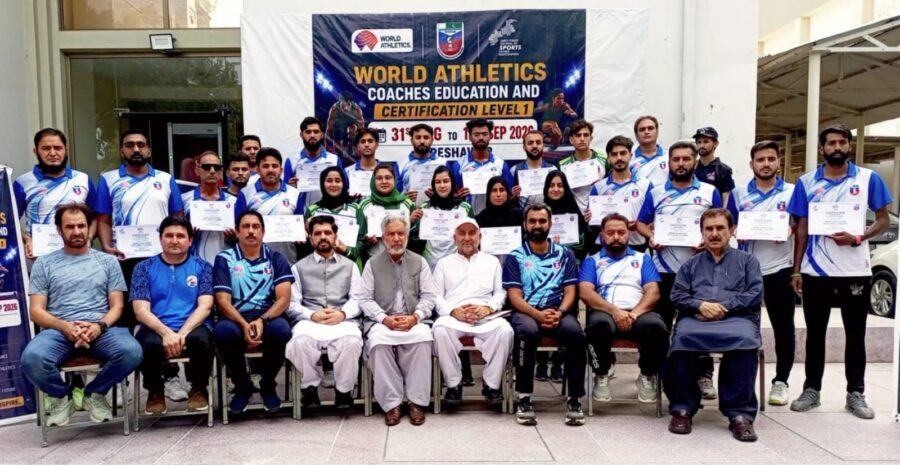World Athletics Level-1 Coaching Course concludes in Peshawar
