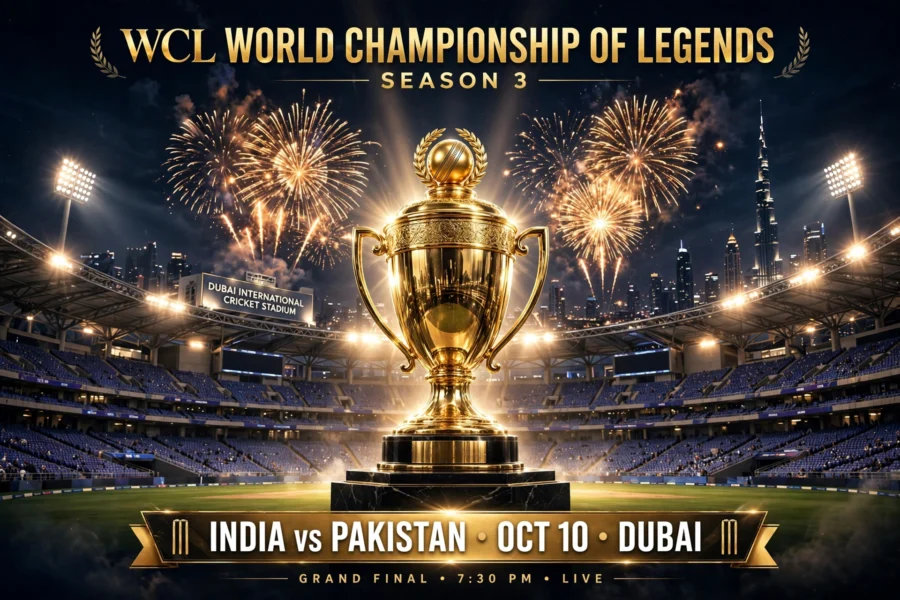 Pakistan Champions set for WCL Season 3 departure as India clash highlighted for Oct 10