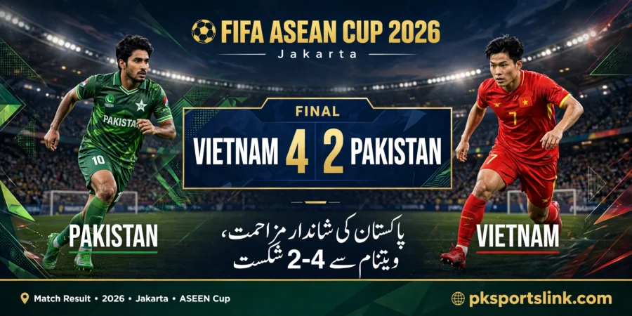 Vietnam Defeats Pakistan 4-2 as Pakistan Concludes FIFA ASEAN 2026 Campaign