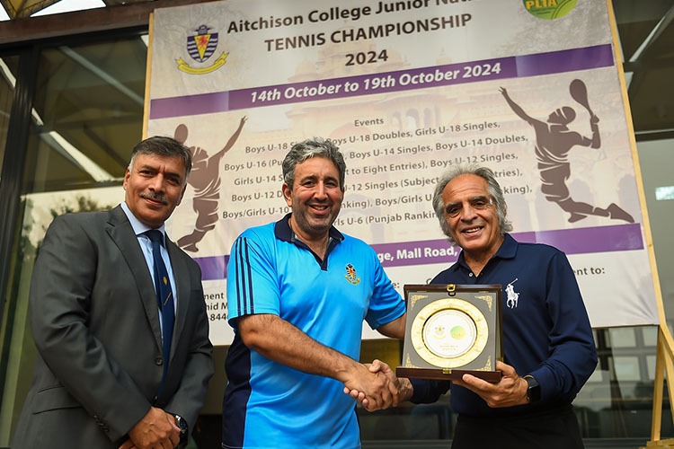 Rashid Malik applauds Aitchison College's role in tennis promotion